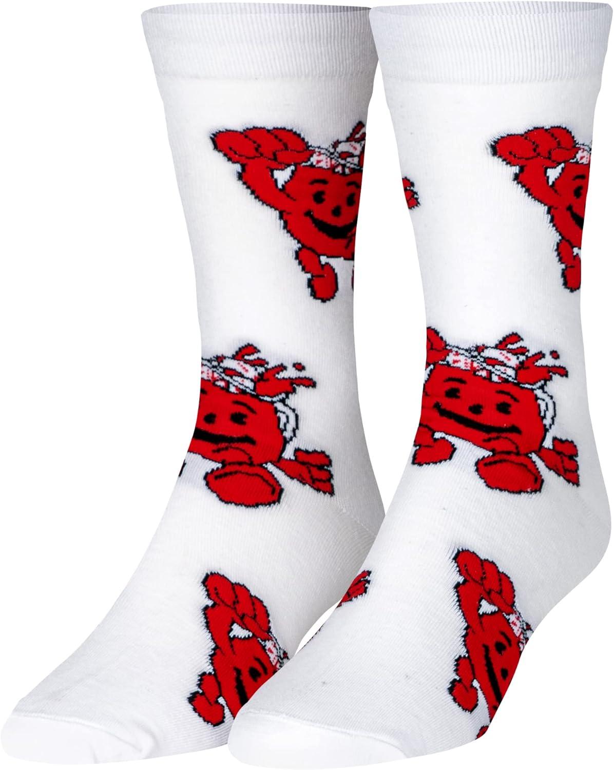 image:imageCrazy Socks Kool Aid Man Fun Print Novelty Crew Socks for Men