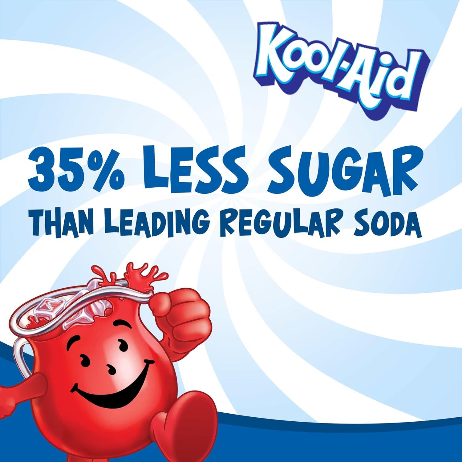 image:imageKoolAid Caffeine Free Cherry Sweetened Powdered Drink Mix 12 Count 19 oz CanistersBlue Raspberry Lemonade