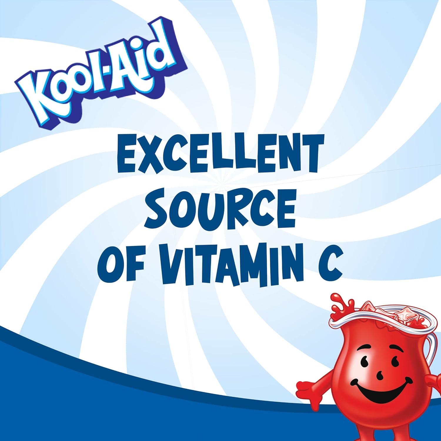 image:imageKoolAid Caffeine Free Cherry Sweetened Powdered Drink Mix 12 Count 19 oz CanistersBlue Raspberry Lemonade