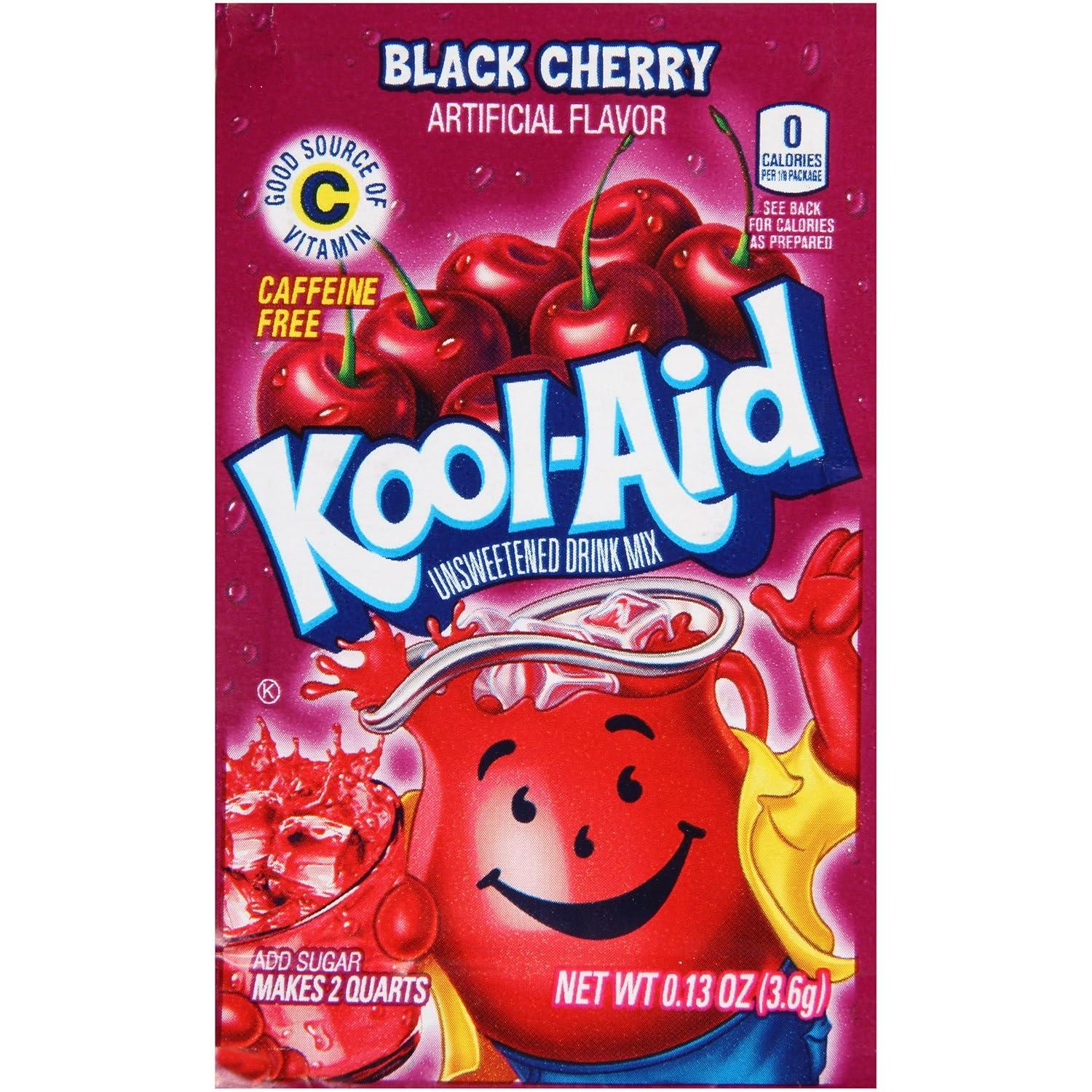 image:imageKoolAid Caffeine Free Cherry Sweetened Powdered Drink Mix 12 Count 19 oz CanistersCherry
