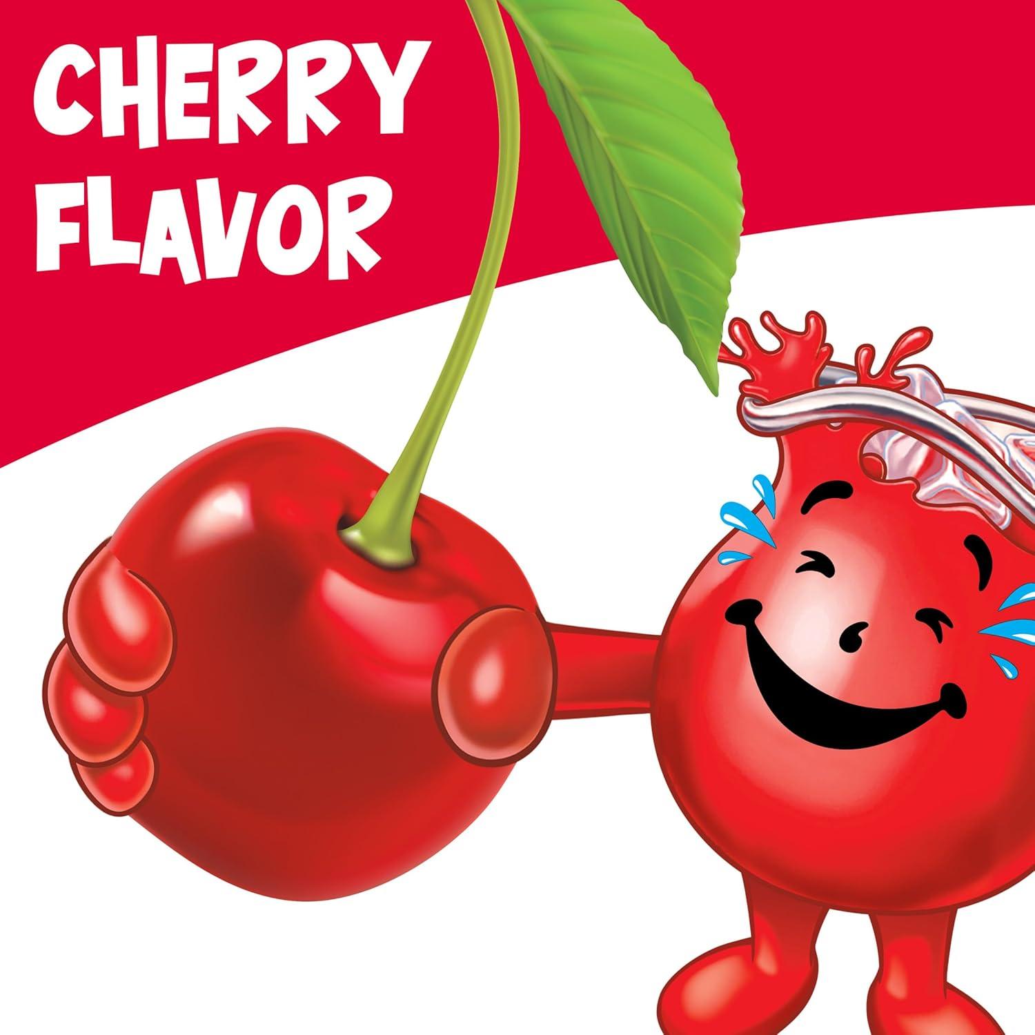 image:imageKoolAid Caffeine Free Cherry Sweetened Powdered Drink Mix 12 Count 19 oz CanistersCherry