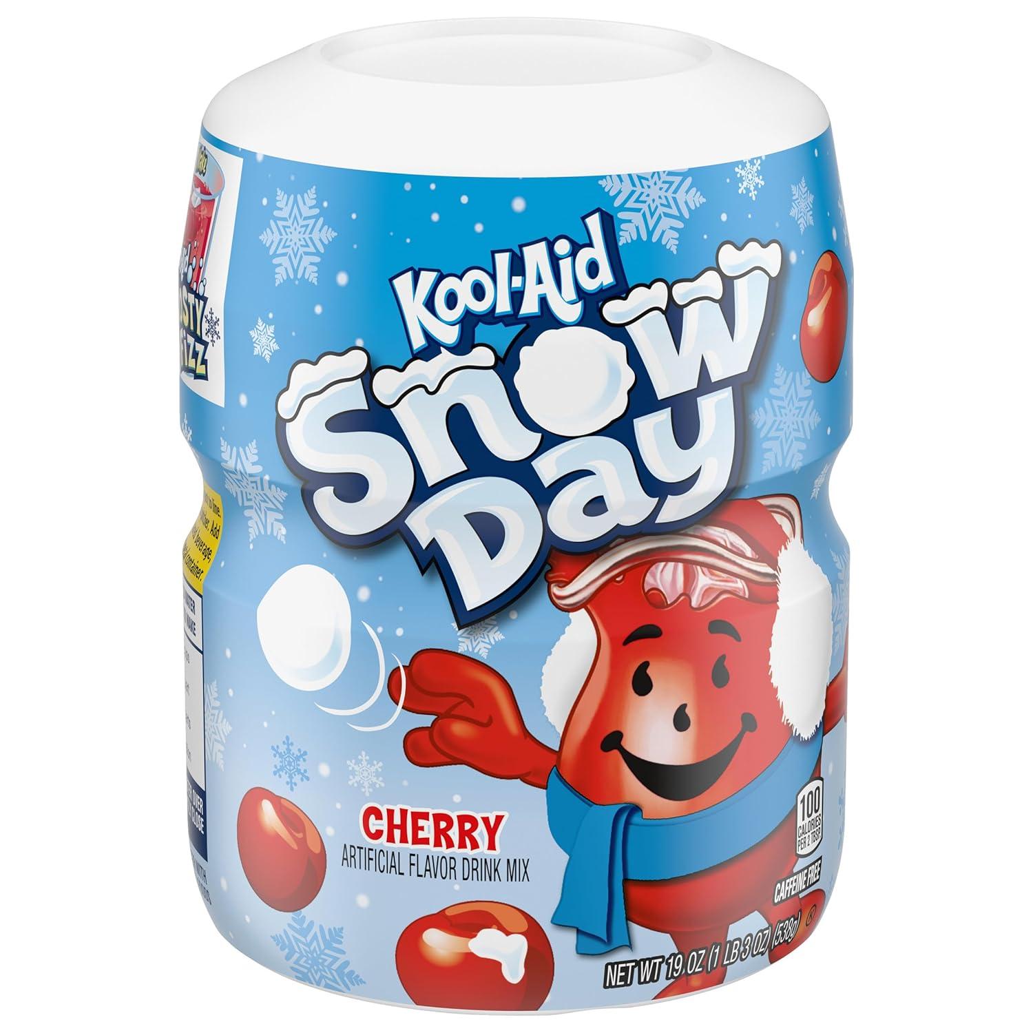 image:imageKoolAid Caffeine Free Cherry Sweetened Powdered Drink Mix 12 Count 19 oz CanistersCherry