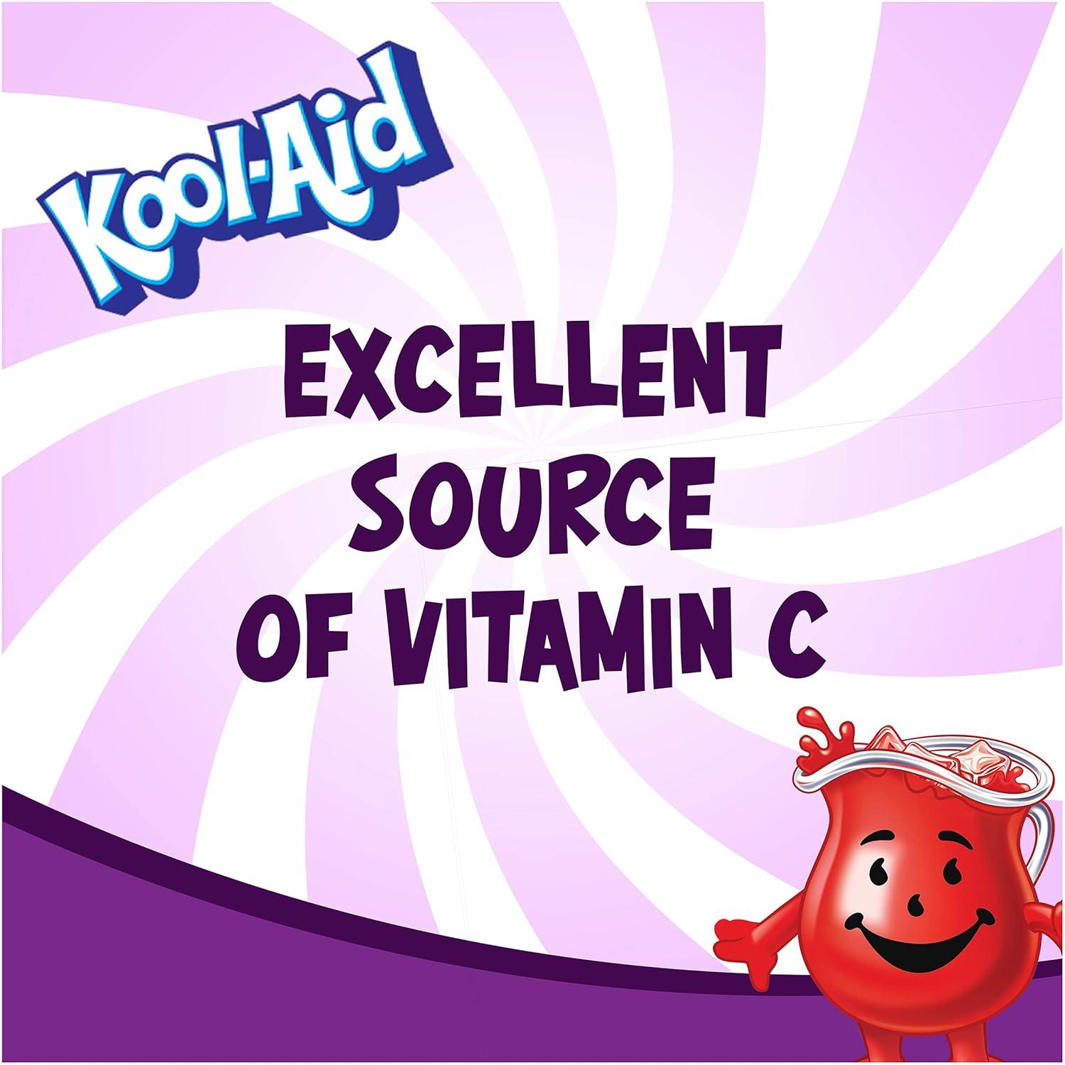 image:imageKoolAid Caffeine Free Cherry Sweetened Powdered Drink Mix 12 Count 19 oz CanistersGrape