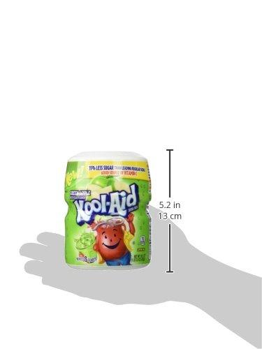 image:imageKoolAid Caffeine Free Cherry Sweetened Powdered Drink Mix 12 Count 19 oz CanistersGreen Apple
