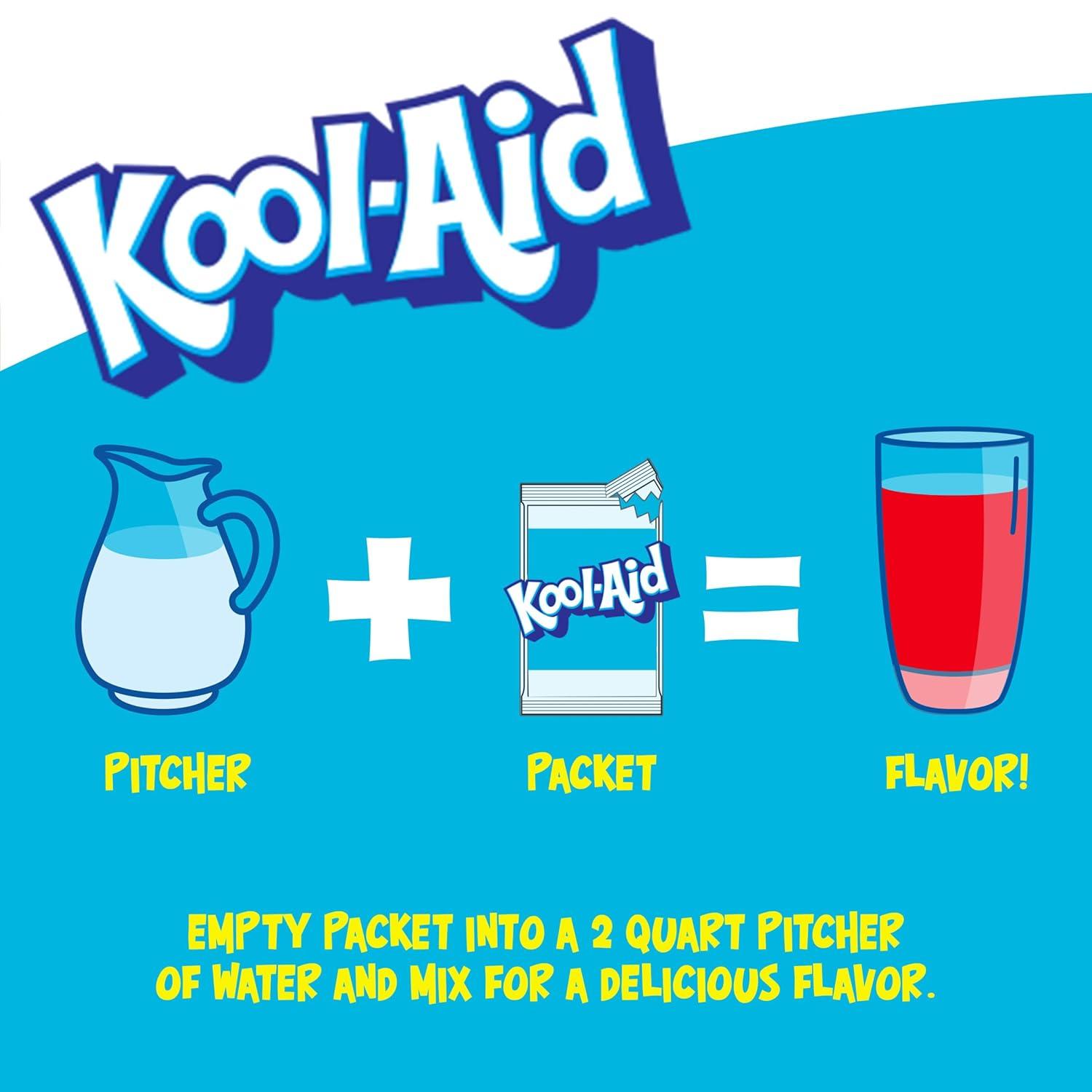 image:imageKoolAid Caffeine Free Cherry Sweetened Powdered Drink Mix 12 Count 19 oz CanistersMixed Berry