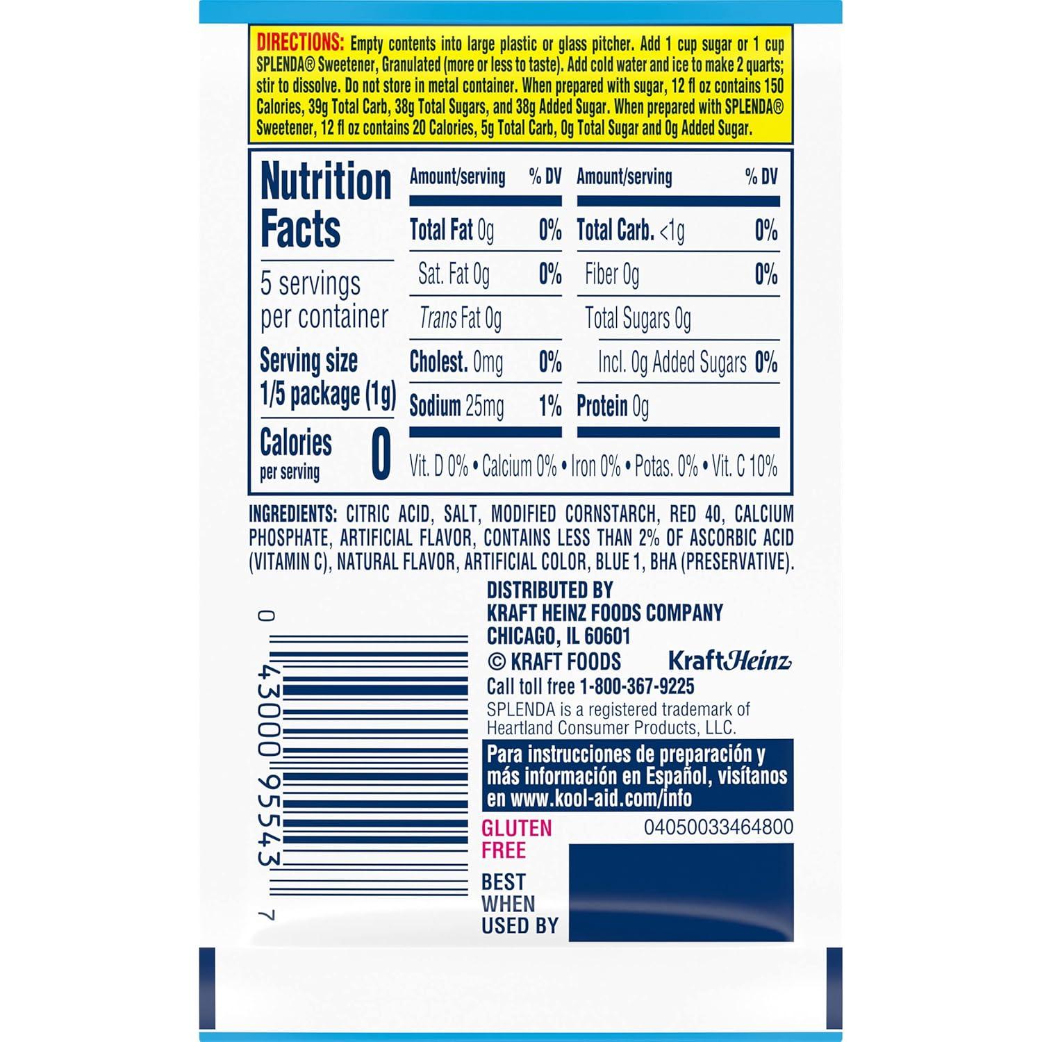 image:imageKoolAid Caffeine Free Cherry Sweetened Powdered Drink Mix 12 Count 19 oz CanistersTropical Punch