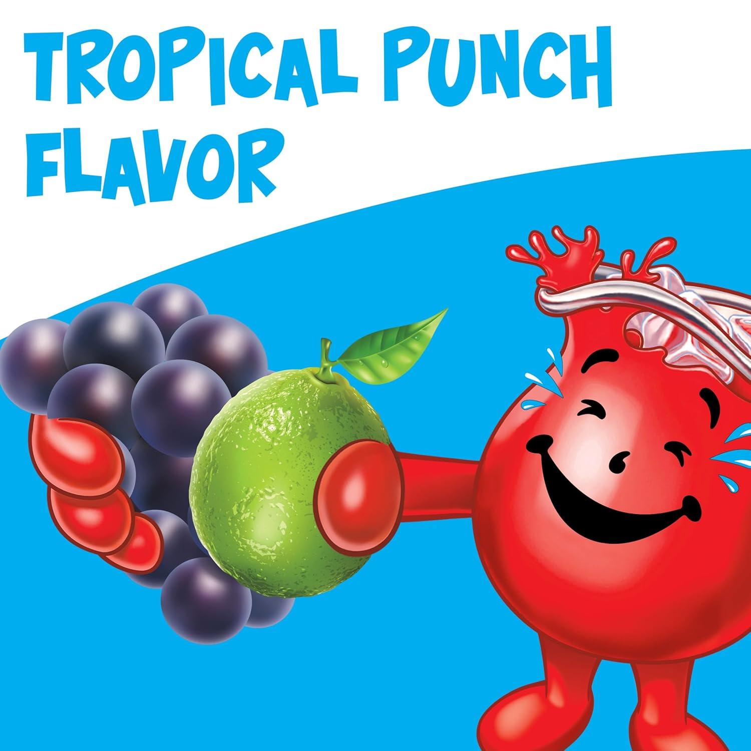 image:imageKoolAid Caffeine Free Cherry Sweetened Powdered Drink Mix 12 Count 19 oz CanistersTropical Punch