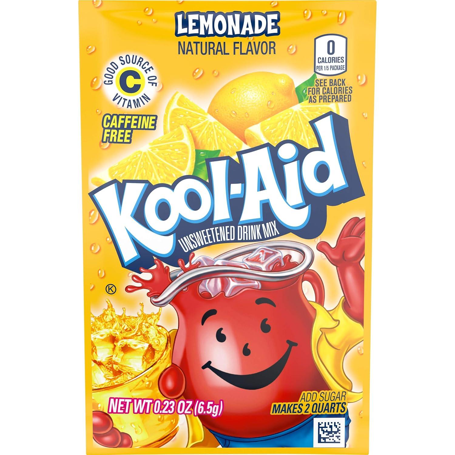 image:imageKoolAid Caffeine Free Cherry Sweetened Powdered Drink Mix 12 Count 19 oz CanistersVariety Pack