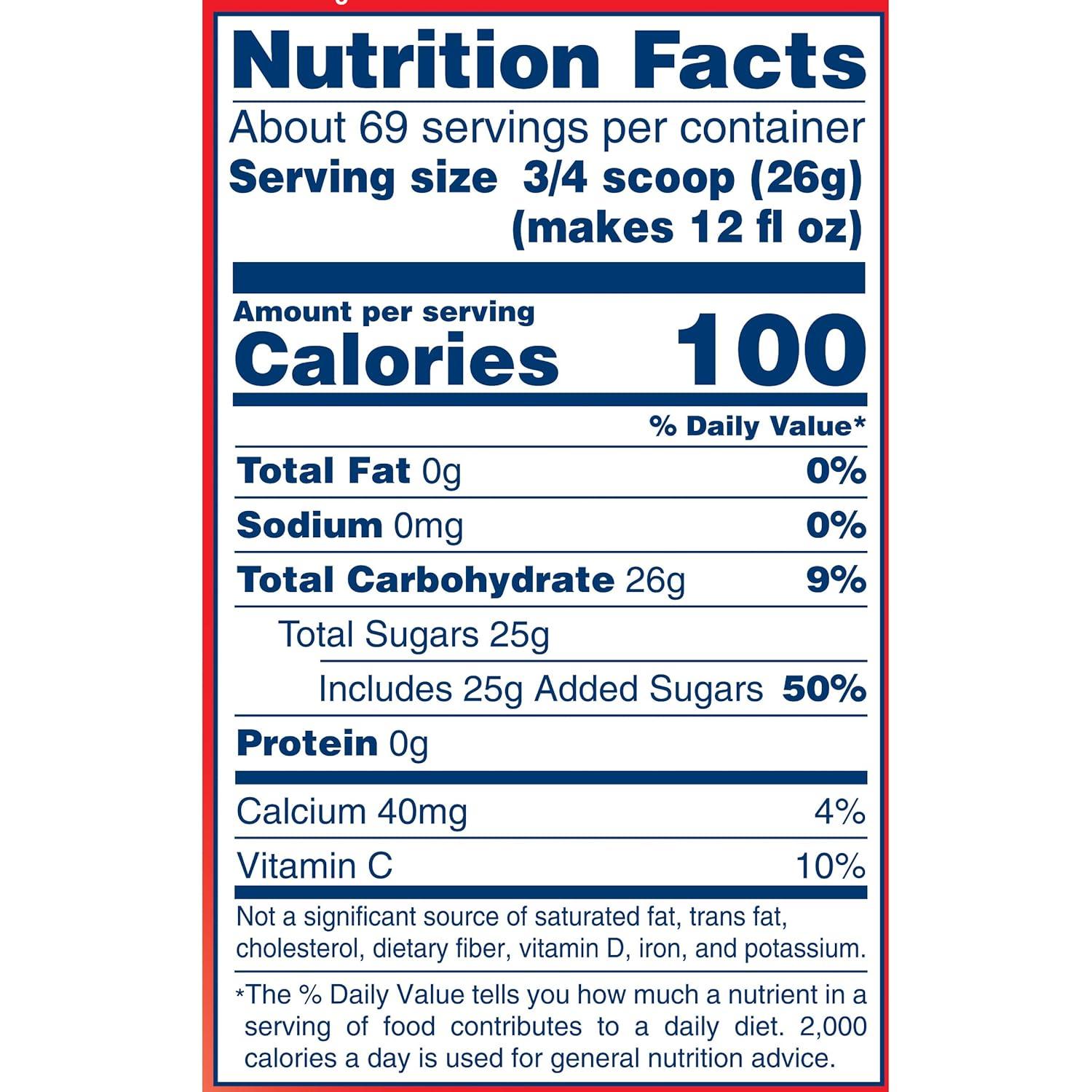 image:imageKoolAid Caffeine Free Jumbo Cherry Sweetened Powdered Drink Mix 2 Count 63 oz Canisters
