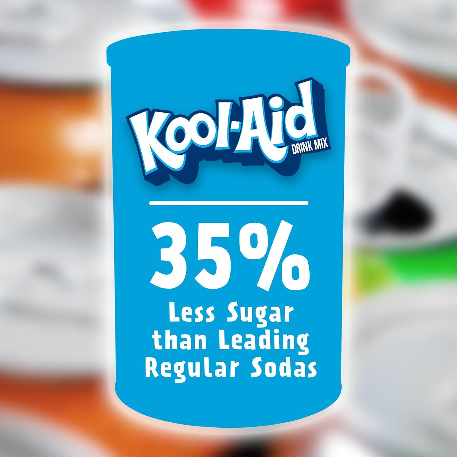 image:imageKoolAid Caffeine Free Jumbo Tropical Punch Sweetened Powdered Drink Mix 63 Oz Pack of 6