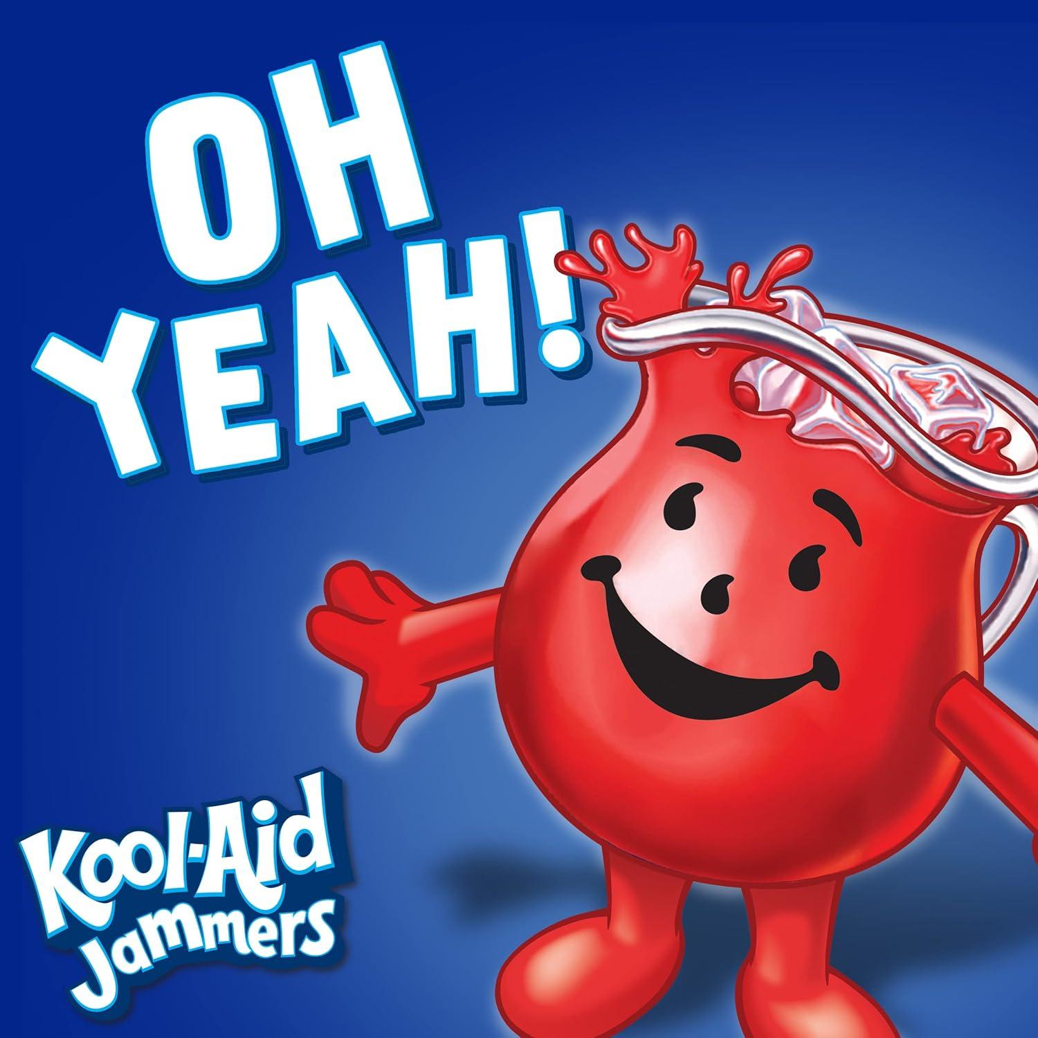 image:imageKoolAid Jammers Grape Artificially Flavored Soft Drink 40 ct Pack 4 Boxes of 10 PouchesBlue Raspberry