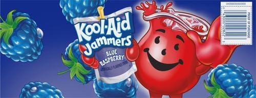 image:imageKoolAid Jammers Grape Artificially Flavored Soft Drink 40 ct Pack 4 Boxes of 10 PouchesBlue Raspberry