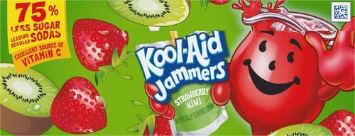 image:imageKoolAid Jammers Grape Artificially Flavored Soft Drink 40 ct Pack 4 Boxes of 10 PouchesStrawberry Kiwi