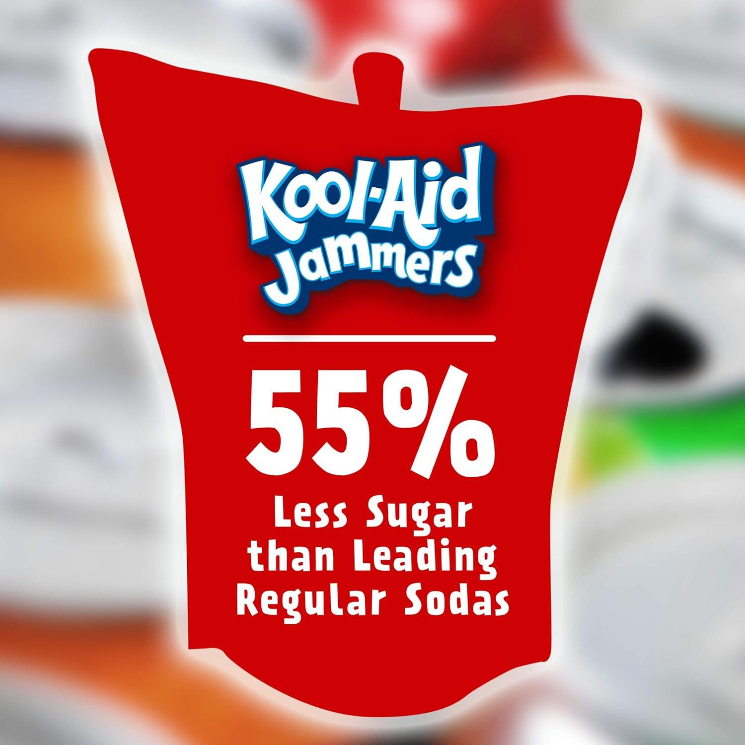 image:imageKoolAid Jammers Grape Artificially Flavored Soft Drink 40 ct Pack 4 Boxes of 10 PouchesVariety Pack