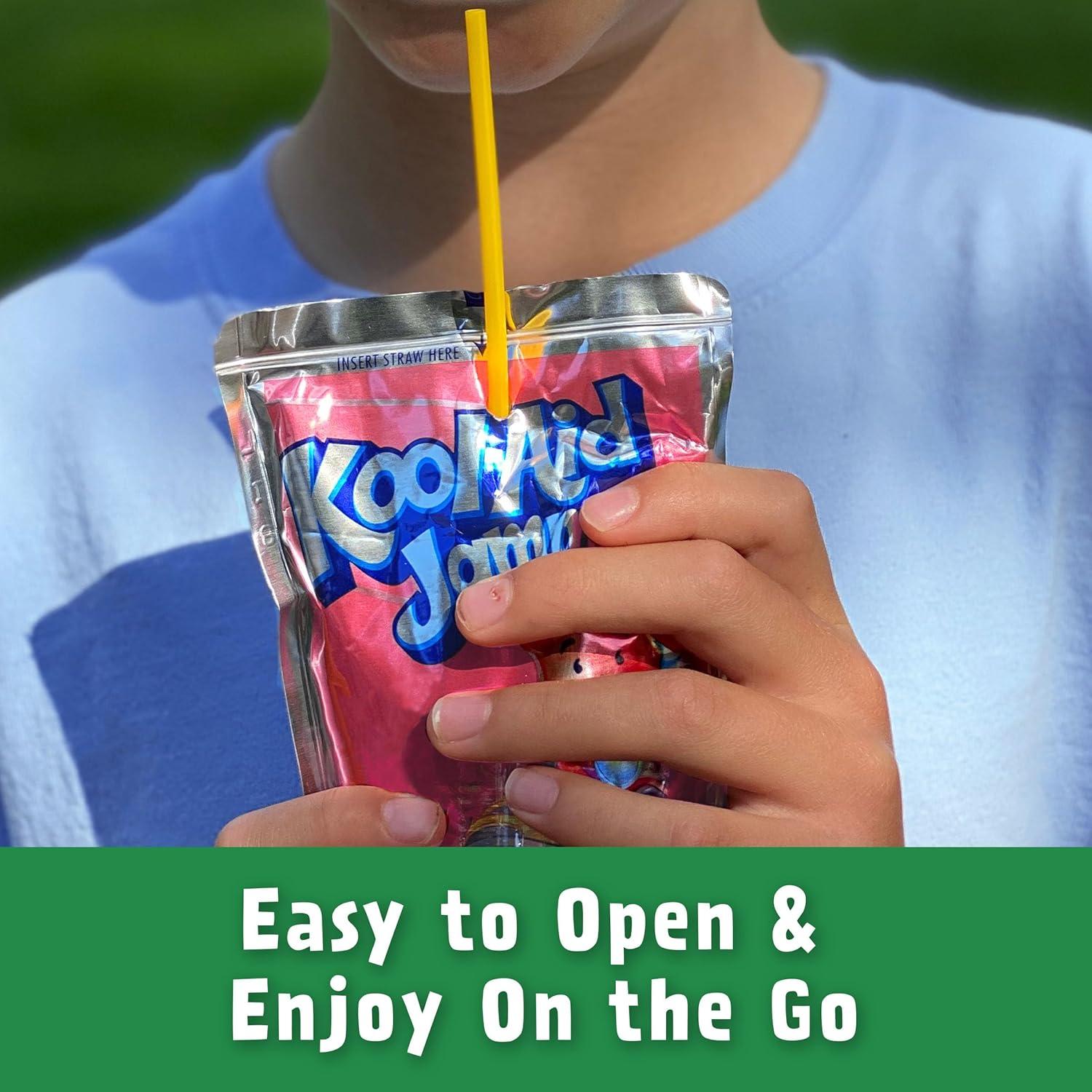 image:imageKoolAid Jammers Grape Artificially Flavored Soft Drink 40 ct Pack 4 Boxes of 10 PouchesWatermelon