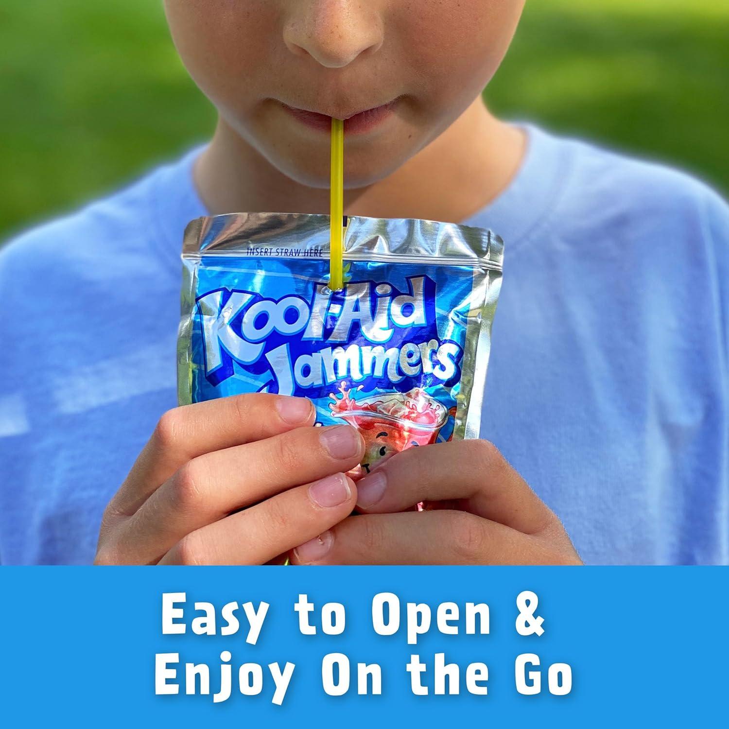 image:imageKoolAid Jammers Tropical Punch Flavored Drink Value Pack 30 ct Box 6 fl oz PouchesTropical Punch