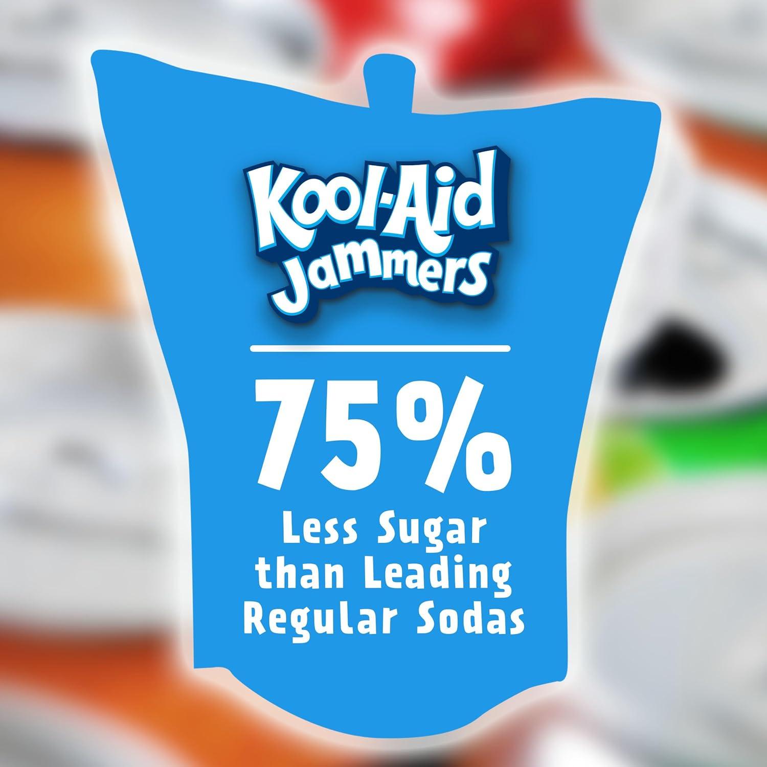 image:imageKoolAid Jammers Tropical Punch Flavored Drink Value Pack 30 ct Box 6 fl oz PouchesTropical Punch