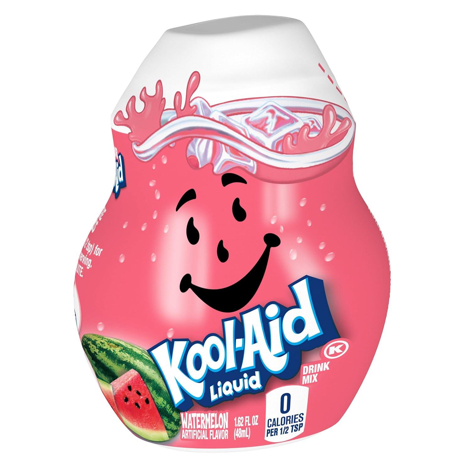 image:imageKoolAid Liquid Watermelon Artificially Flavored Soft Drink Mix 162 fl oz Bottle