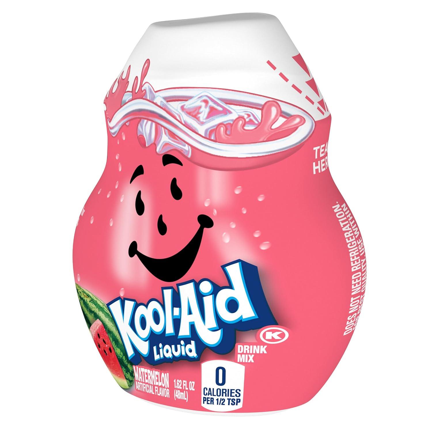 image:imageKoolAid Liquid Watermelon Artificially Flavored Soft Drink Mix 162 fl oz Bottle