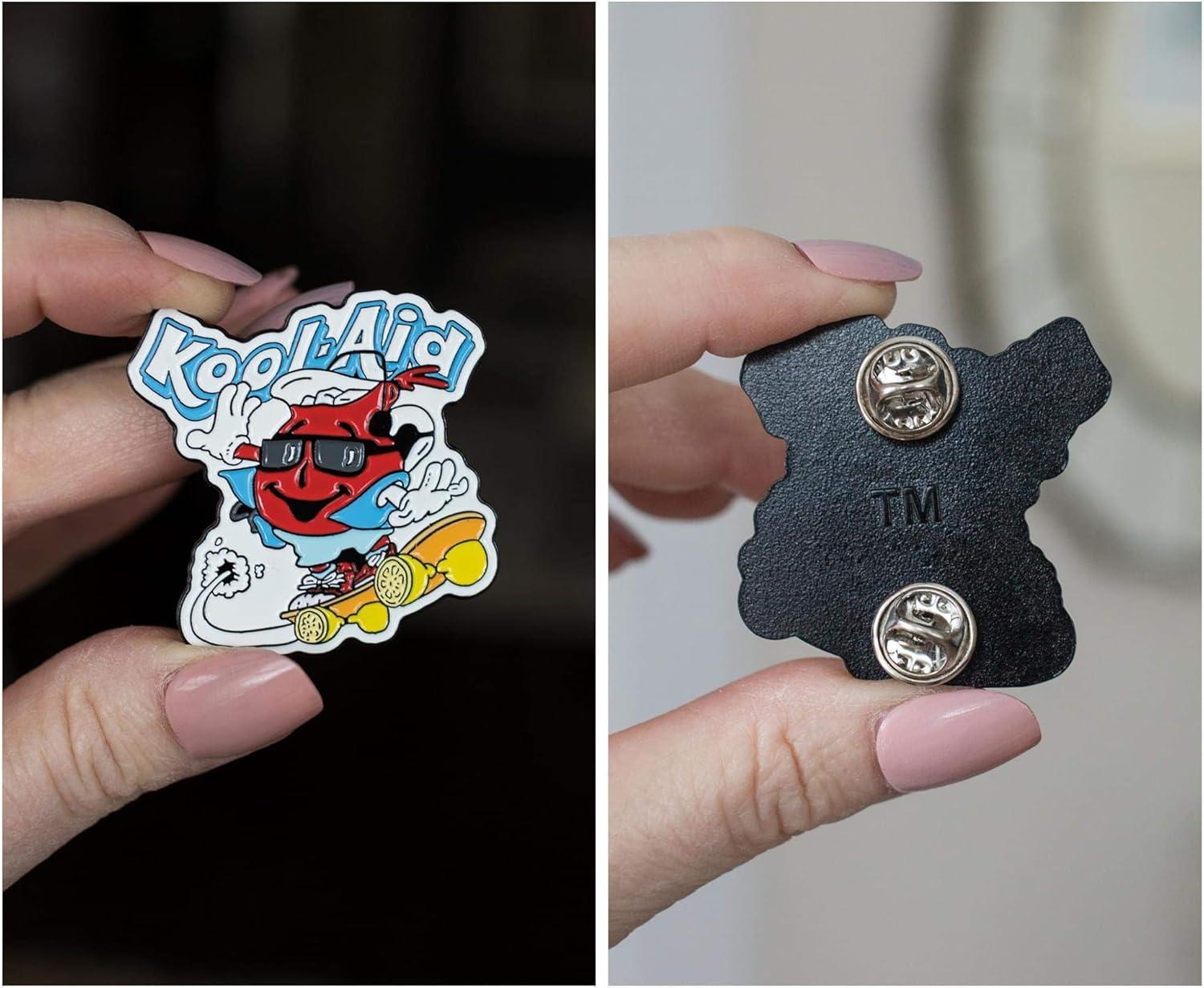 image:imageKoolAid Man Exclusive Enamel Pins Set Of 4 Officially Licensed Collectible Metal Pins For Backpacks Jackets Pop Culture Novelty Gifts And Accessories