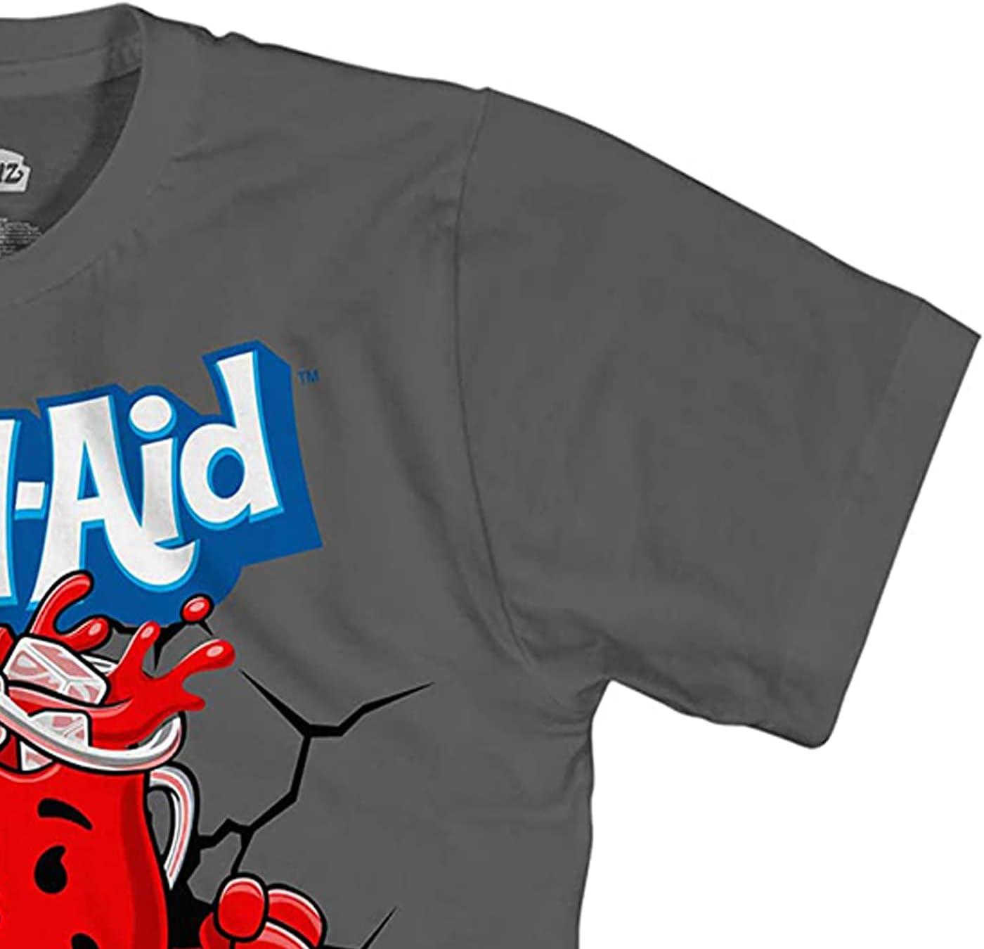 image:imageKoolAid Mens Oh Yeah Shirt Drink Mix Man Oh Yeah Graphic TShirt Charcoal Small