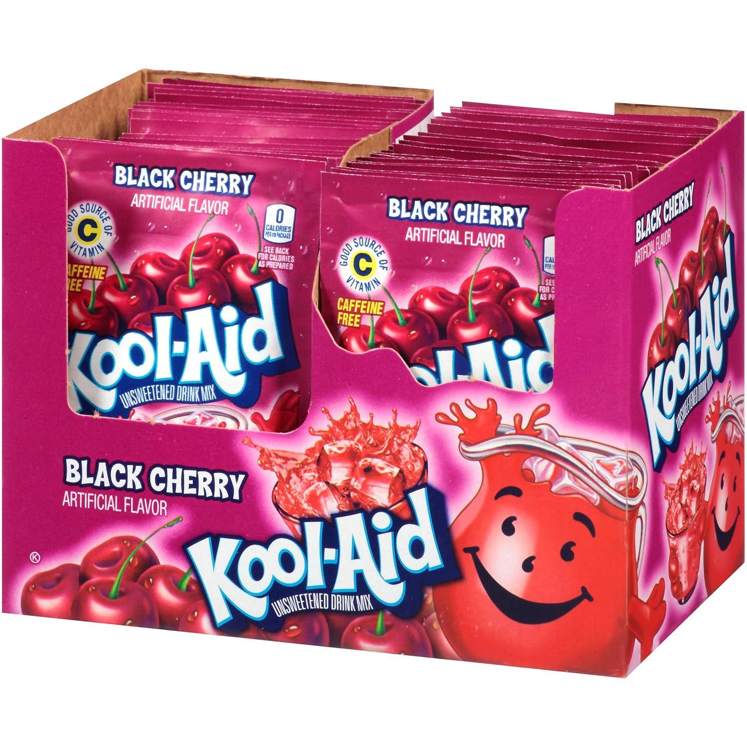 image:imageKoolAid Orange Unsweetened Soft Drink Mix 015Ounce Packets Pack of 96Black Cherry
