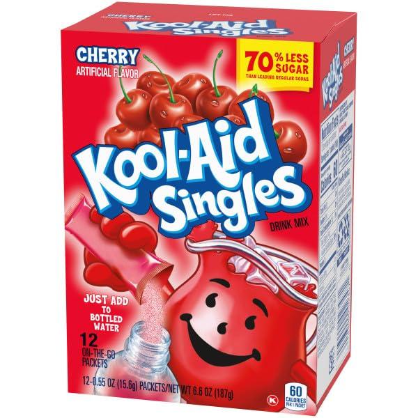 image:imageKoolAid Orange Unsweetened Soft Drink Mix 015Ounce Packets Pack of 96Cherry