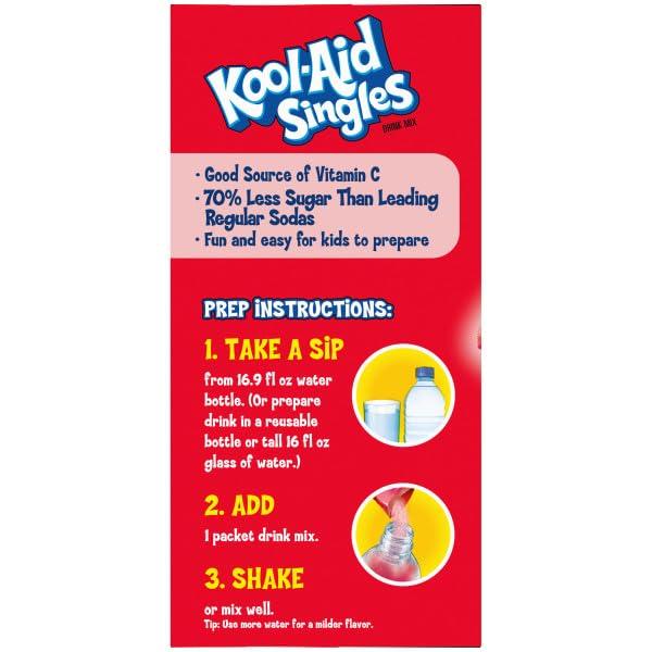 image:imageKoolAid Orange Unsweetened Soft Drink Mix 015Ounce Packets Pack of 96Cherry