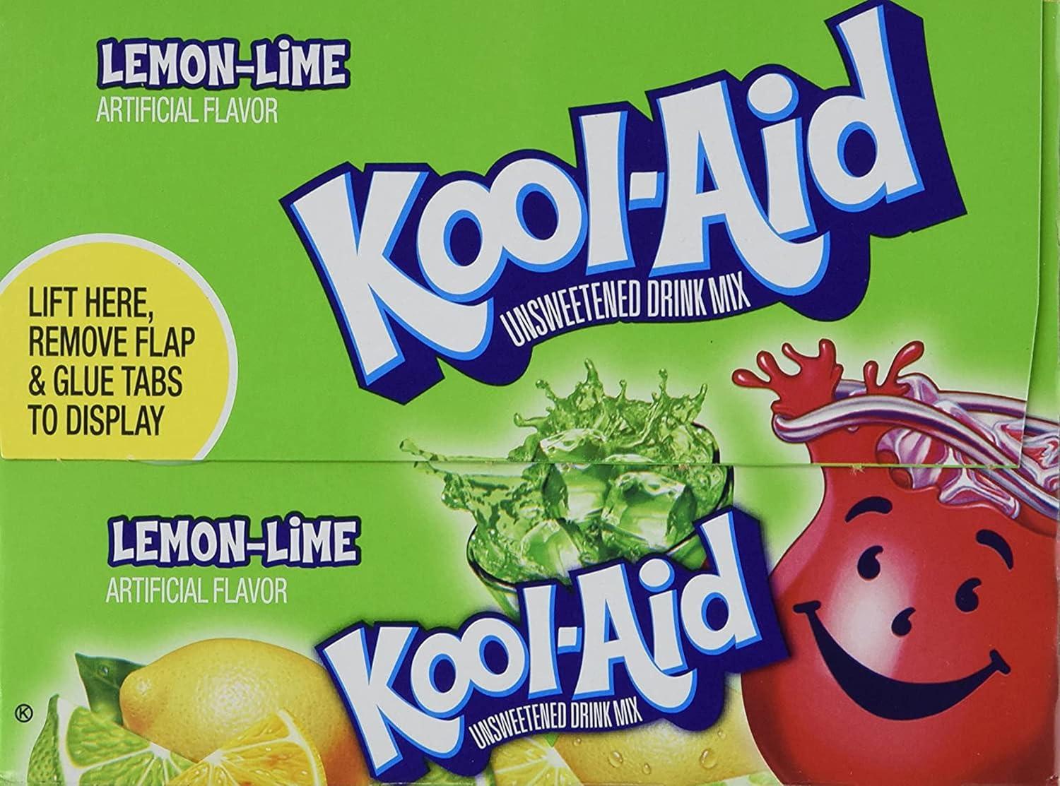 image:imageKoolAid Orange Unsweetened Soft Drink Mix 015Ounce Packets Pack of 96LemonLime