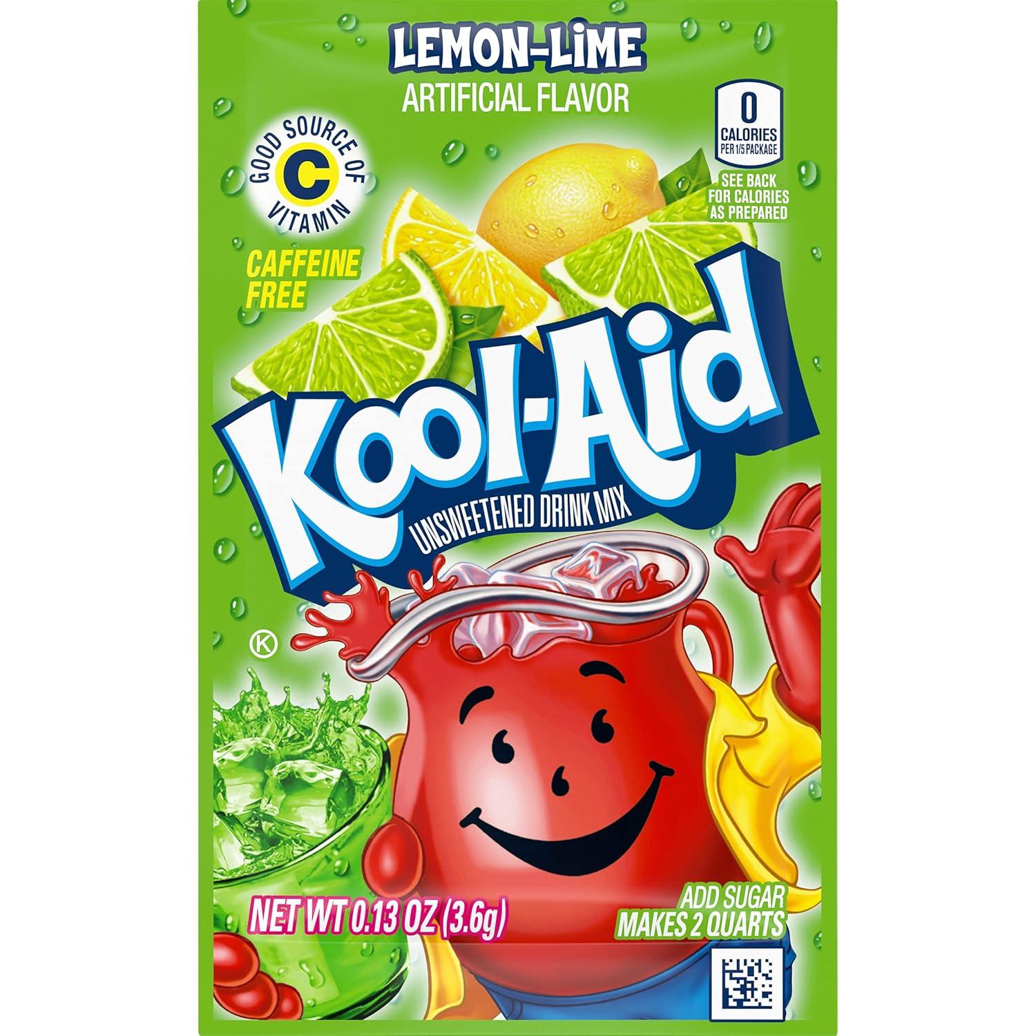 image:imageKoolAid Orange Unsweetened Soft Drink Mix 015Ounce Packets Pack of 96LemonLime