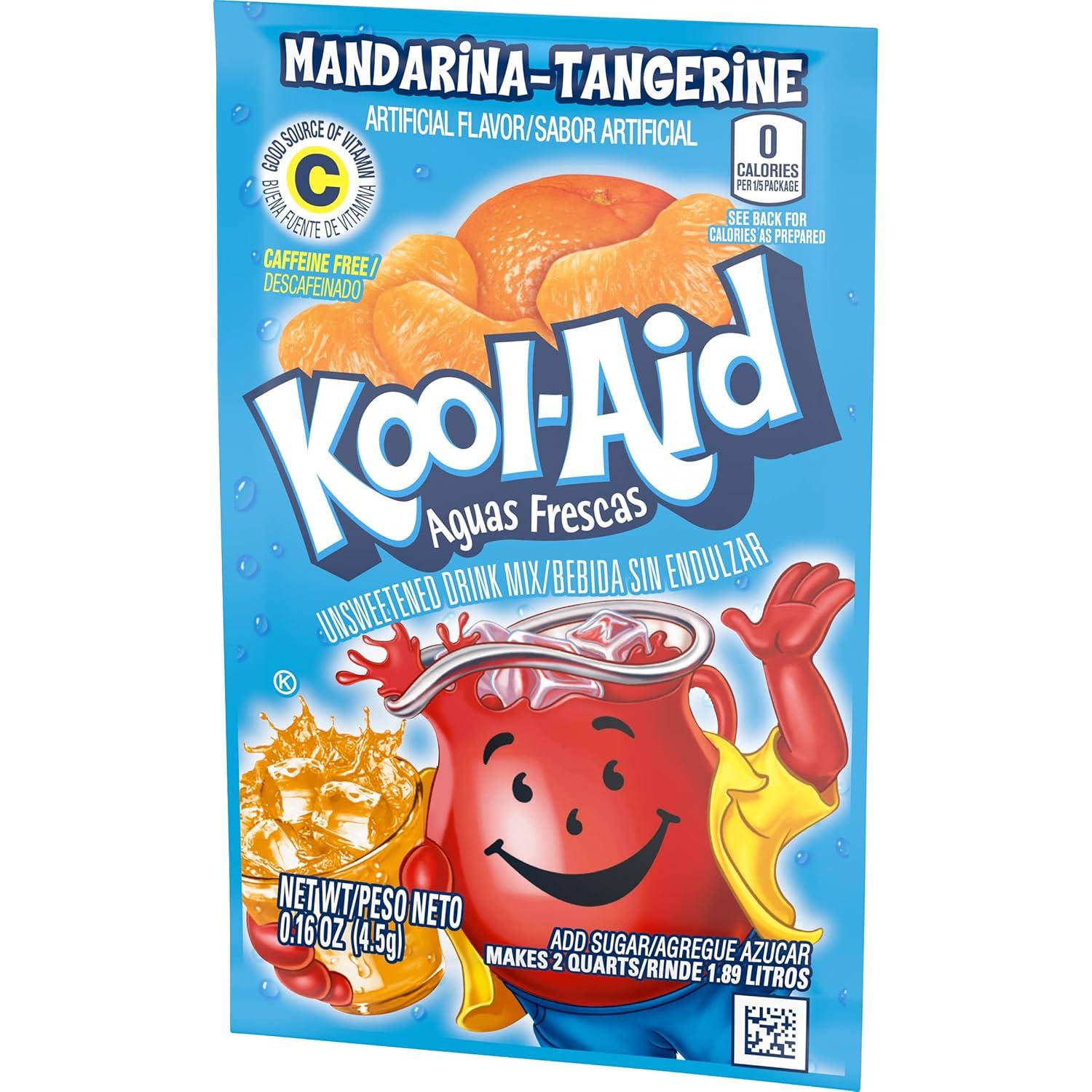 image:imageKoolAid Orange Unsweetened Soft Drink Mix 015Ounce Packets Pack of 96MandarinaTangerine