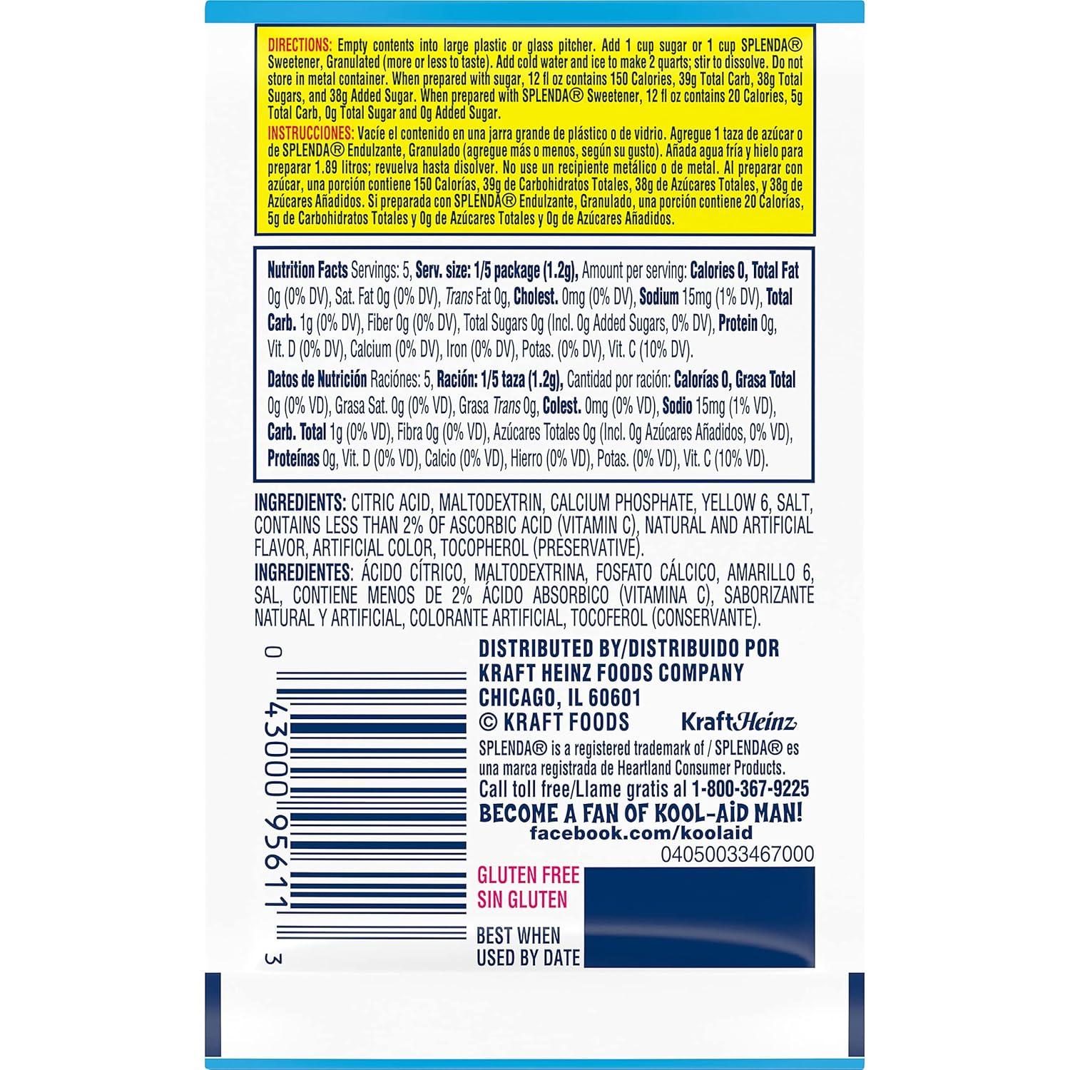 image:imageKoolAid Orange Unsweetened Soft Drink Mix 015Ounce Packets Pack of 96MandarinaTangerine