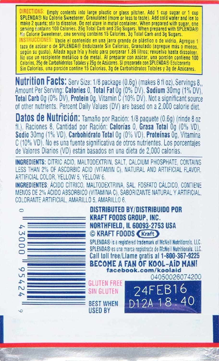 image:imageKoolAid Orange Unsweetened Soft Drink Mix 015Ounce Packets Pack of 96Mango
