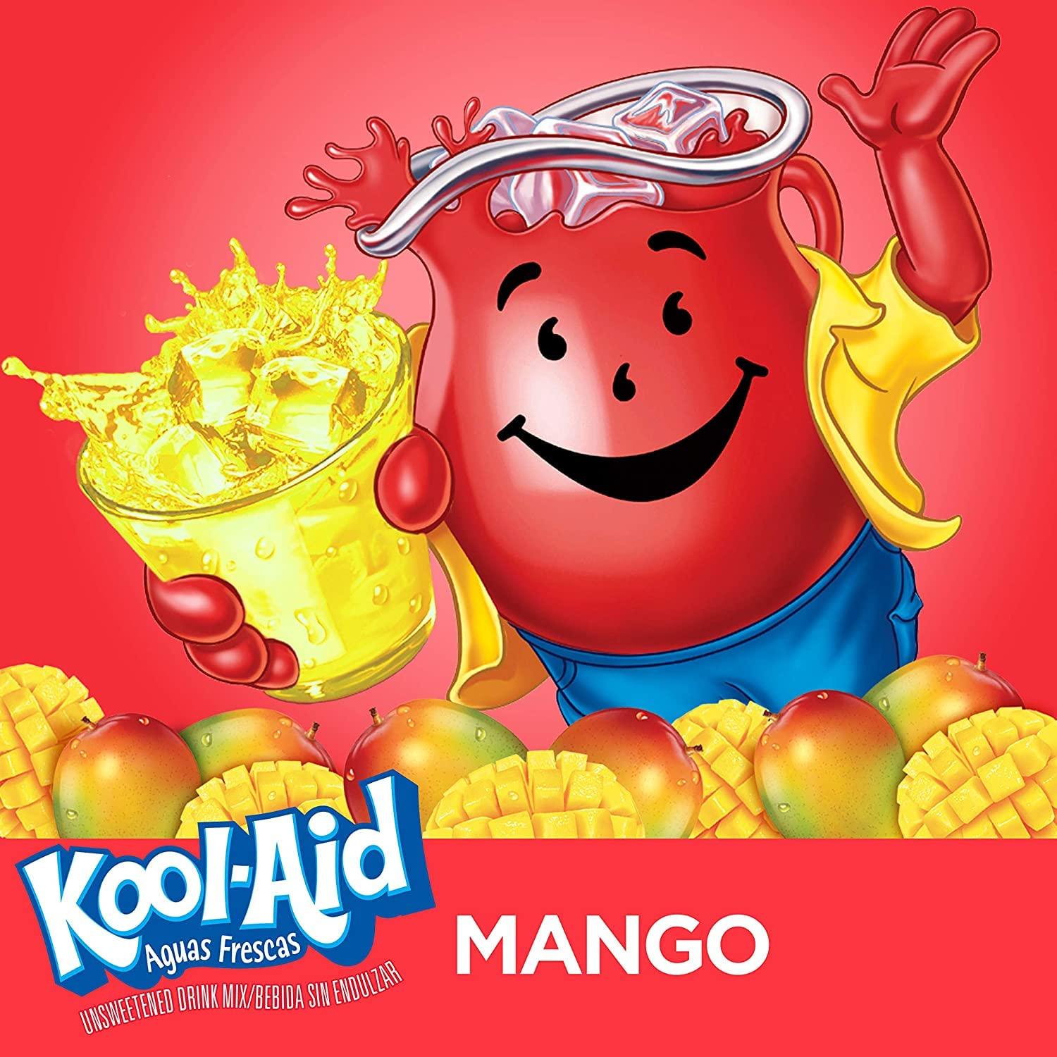image:imageKoolAid Orange Unsweetened Soft Drink Mix 015Ounce Packets Pack of 96Mango