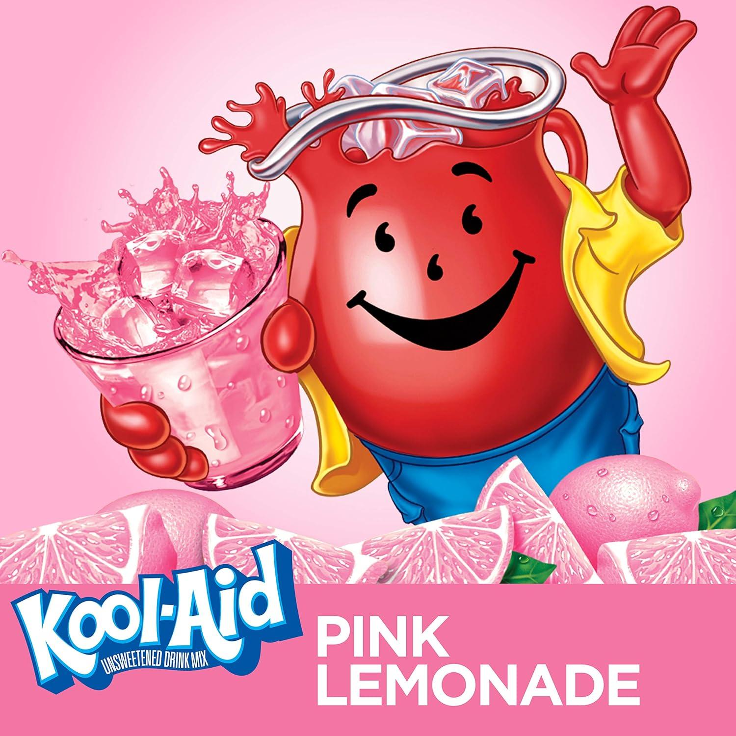 image:imageKoolAid Orange Unsweetened Soft Drink Mix 015Ounce Packets Pack of 96Pink Lemonade