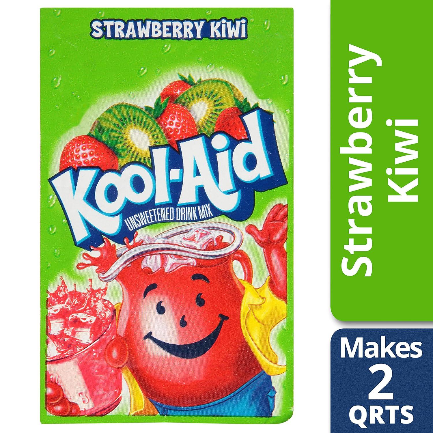 image:imageKoolAid Orange Unsweetened Soft Drink Mix 015Ounce Packets Pack of 96Strawberry Kiwi