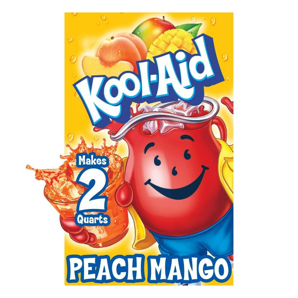 image:imageKoolAid SugarSweetened Cherry Artificially Flavored Powdered Soft Drink Mix 63 oz Pack of 6peach