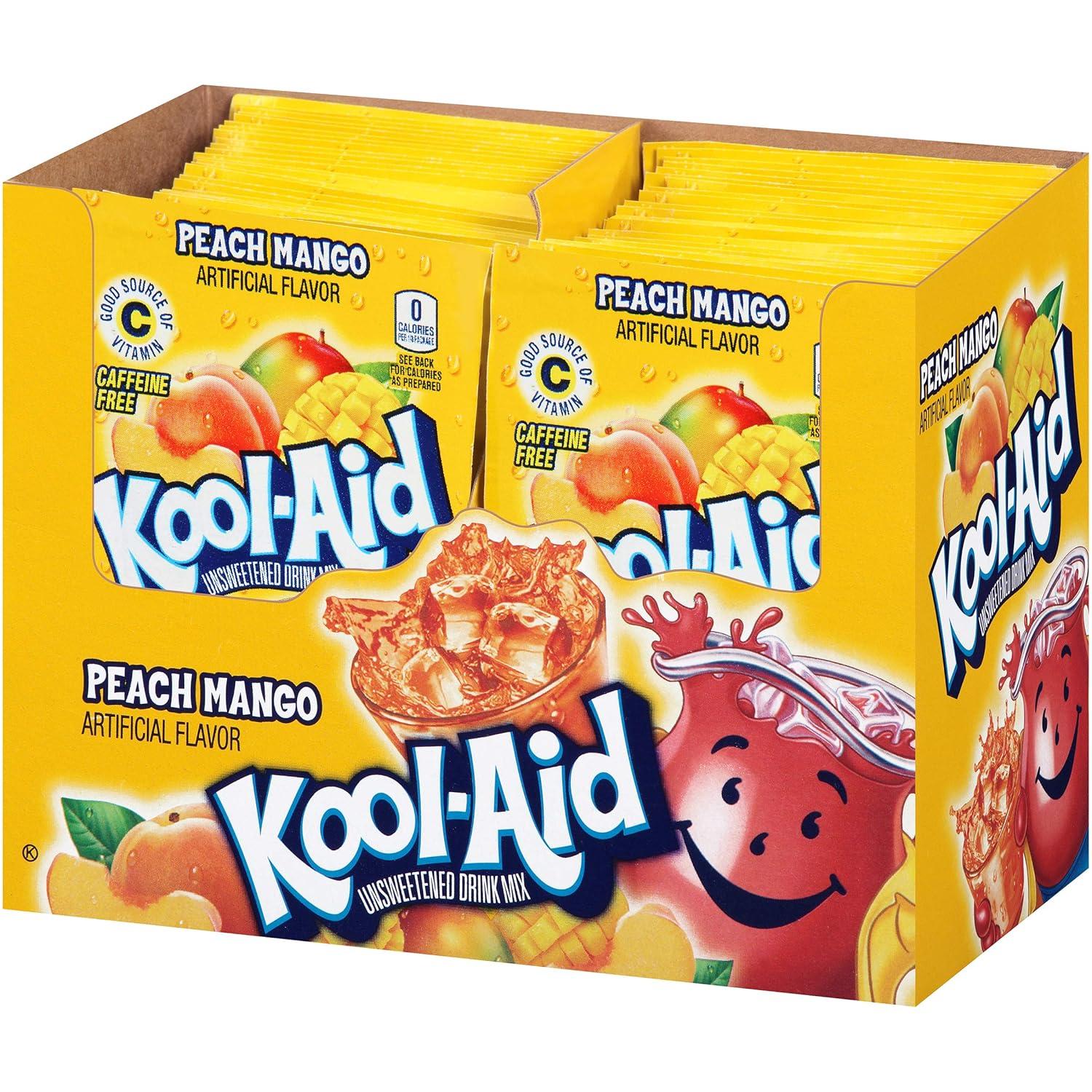 image:imageKoolAid SugarSweetened Cherry Artificially Flavored Powdered Soft Drink Mix 63 oz Pack of 6peach