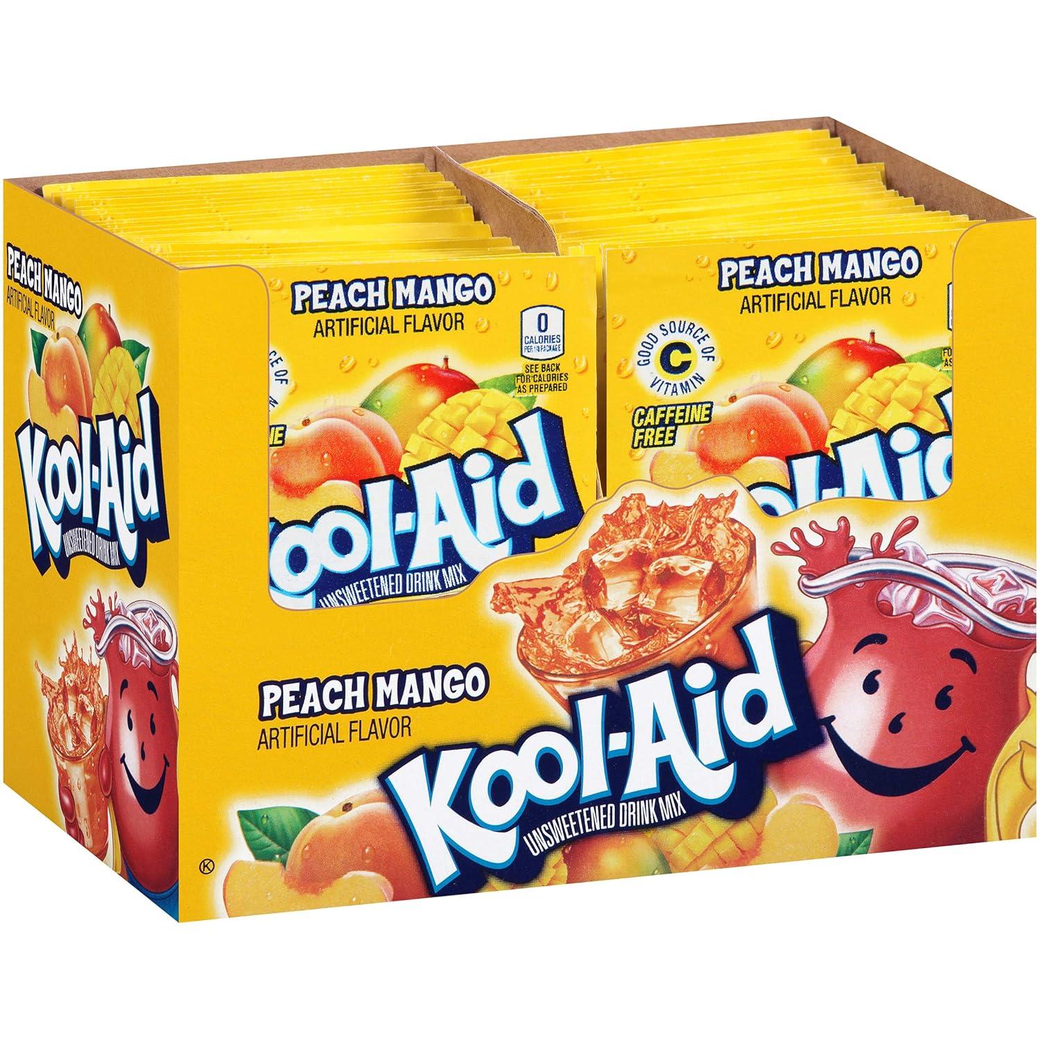 image:imageKoolAid SugarSweetened Cherry Artificially Flavored Powdered Soft Drink Mix 63 oz Pack of 6peach
