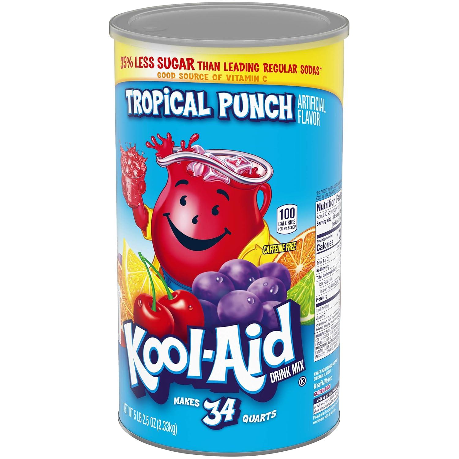 image:imageKoolAid SugarSweetened Cherry Artificially Flavored Powdered Soft Drink Mix 63 oz Pack of 6tropicalblend