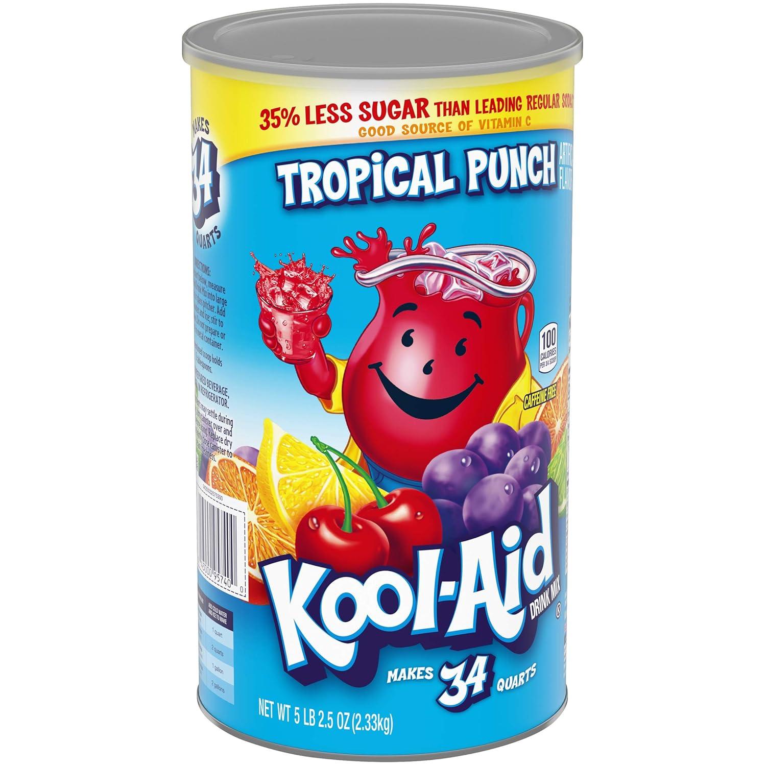image:imageKoolAid SugarSweetened Cherry Artificially Flavored Powdered Soft Drink Mix 63 oz Pack of 6tropicalblend
