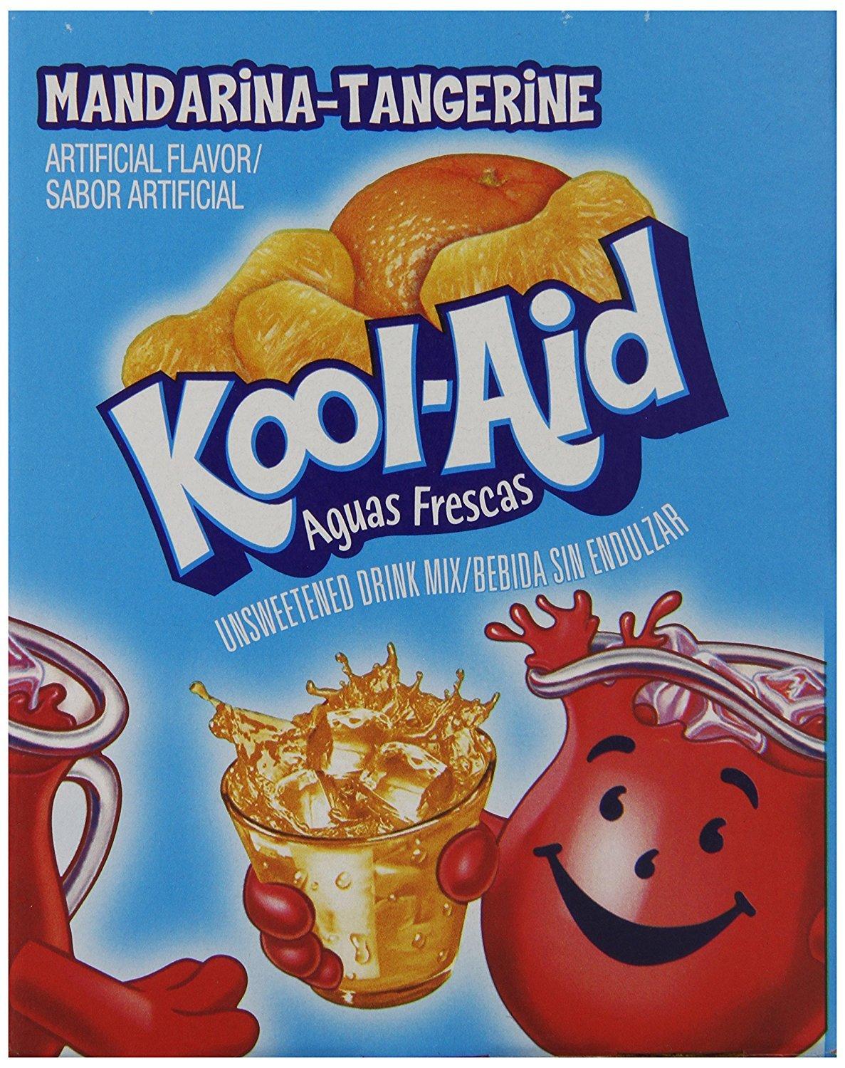 image:imageKoolAid Unsweetened Caffeine Free Aguas Frescas Pina Pineapple Zero Calories Powdered Drink Mix 192 Count Pitcher PacketsAguas Frescas Mandarina Tangerine
