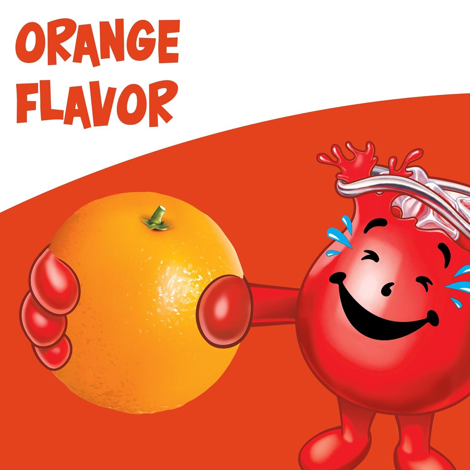 image:imageKoolAid Unsweetened Caffeine Free Orange Zero Calories Powdered Drink Mix 192 Count Pitcher Packets