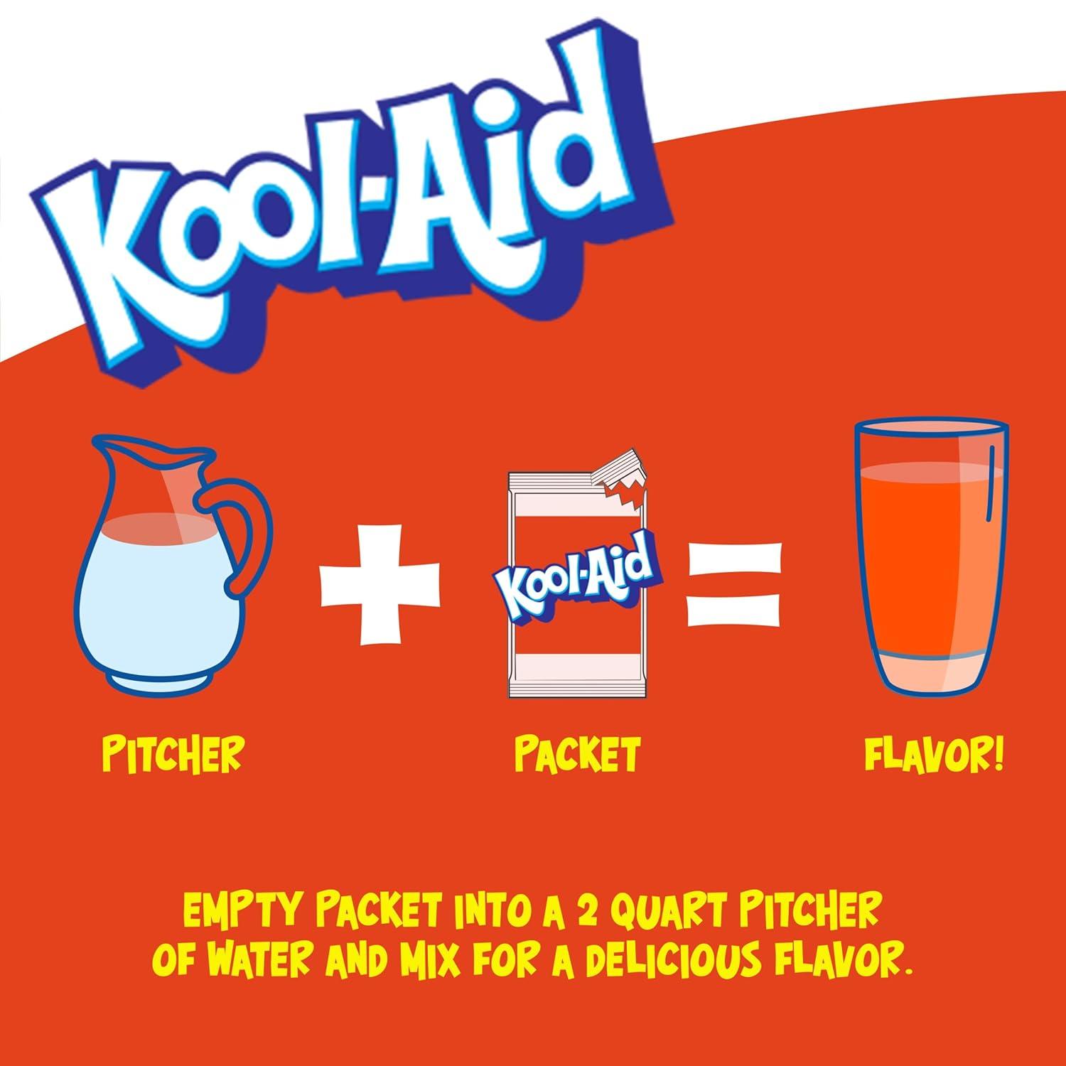 image:imageKoolAid Unsweetened Caffeine Free Orange Zero Calories Powdered Drink Mix 192 Count Pitcher Packets
