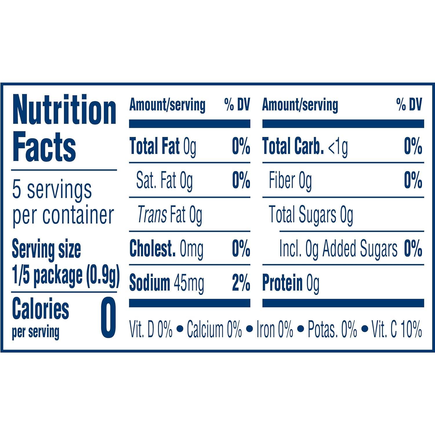 image:imageKoolAid Unsweetened Caffeine Free Peach Mango Zero Calories Powdered Drink Mix 192 Count Pitcher Packets