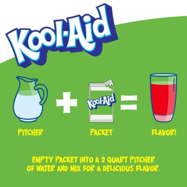image:imageKoolAid Unsweetened Caffeine Free Strawberry Kiwi Zero Calories Powdered Drink Mix 192 Count Pitcher PacketsPeach Mango Strawberry Kiwi