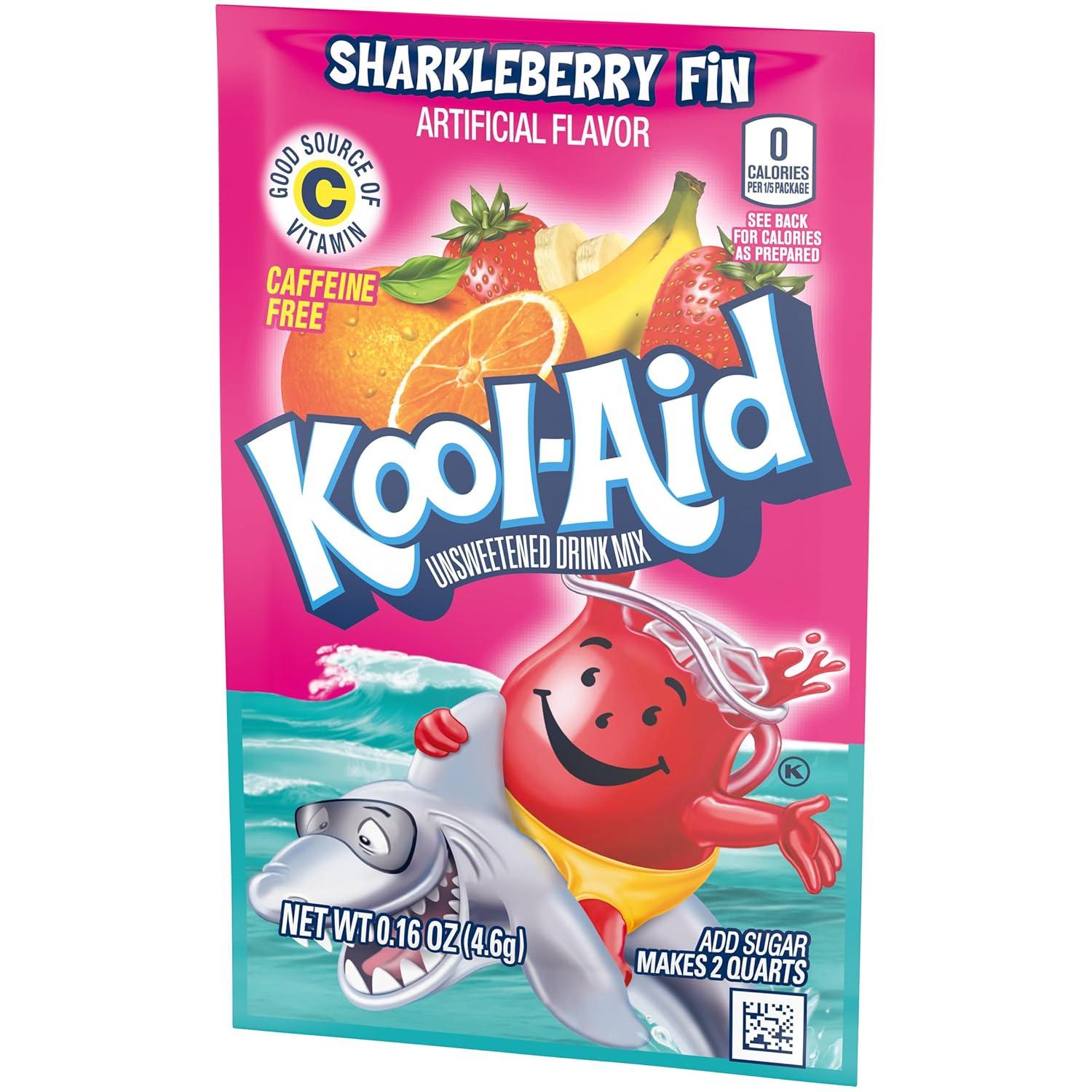 image:imageKoolAid Unsweetened Caffeine Free Strawberry Orange Punch Zero Calories Powdered Drink Mix 192 Count Pitcher Packets