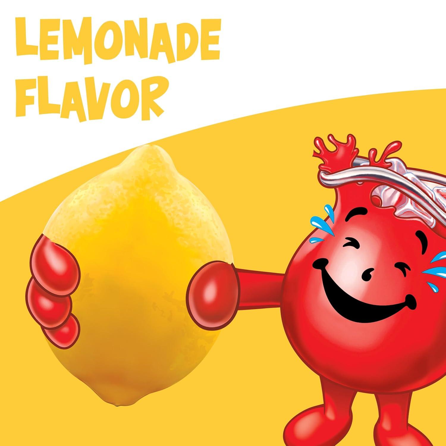 image:imageKoolAid Unsweetened Drink Mix 1 Packet for Flavorful Hydration and Shareable Refreshment Lemonade Good Source of Vitamin C Caffeine Free 023 ozLemonade