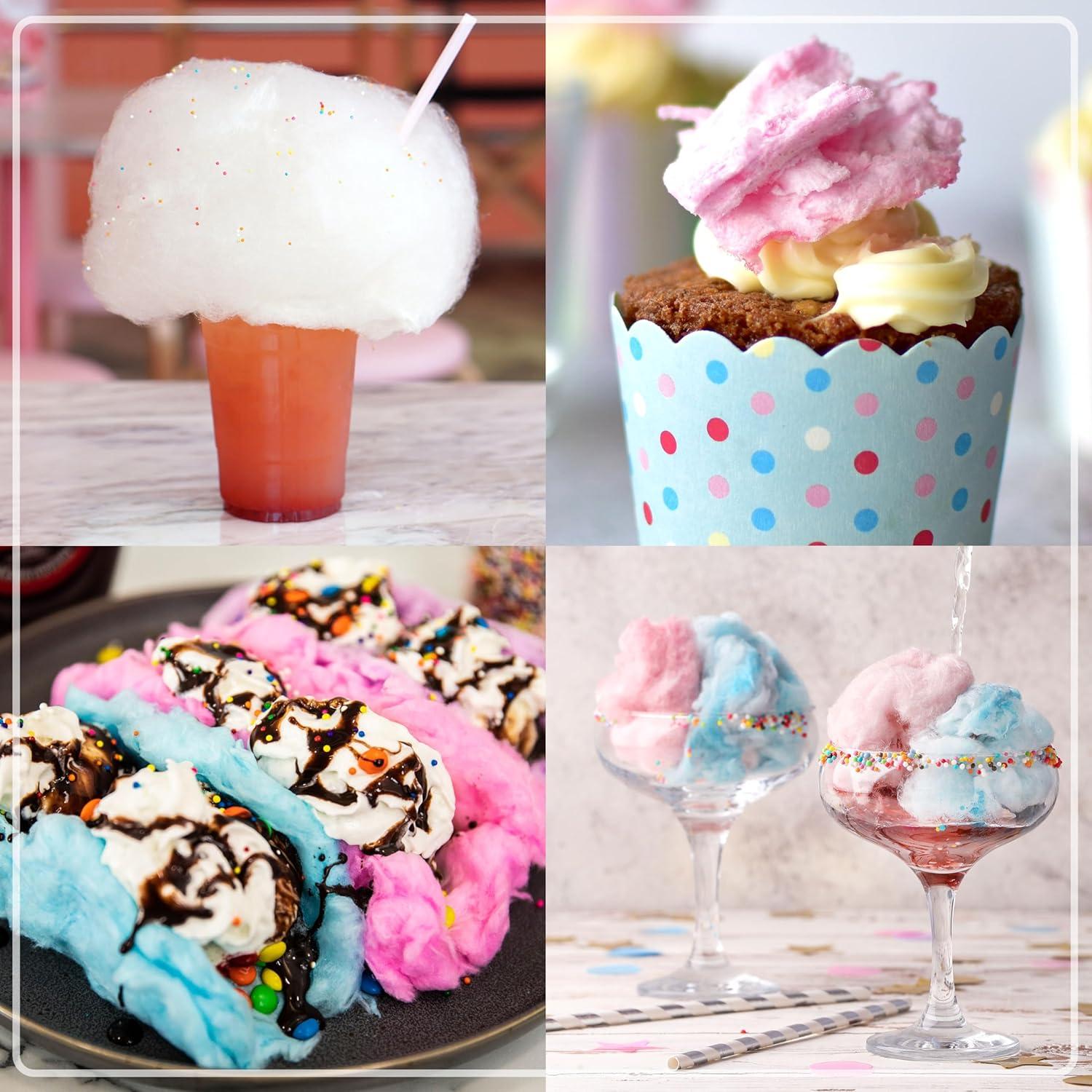 image:imageNostalgia KoolAid Cotton Candy Variety Kit 3 Flossing Sugar Flavors Blue Raspberry Strawberry Tropical Punch 7oz Bottles Compatible with Cotton Candy Makers Party SuppliesCotton Candy Kit