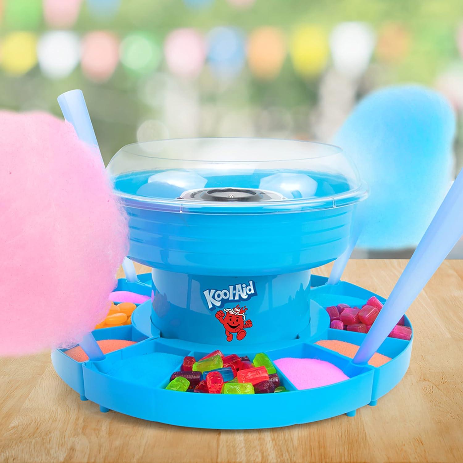 image:imageNostalgia KoolAid Cotton Candy Variety Kit 3 Flossing Sugar Flavors Blue Raspberry Strawberry Tropical Punch 7oz Bottles Compatible with Cotton Candy Makers Party SuppliesBlue Raspberry Strawberry Tropical Punch